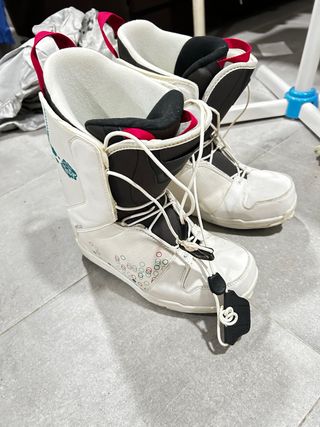Botas de Snowboard Blancas número 40