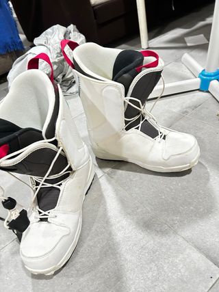 Botas de Snowboard Blancas número 40