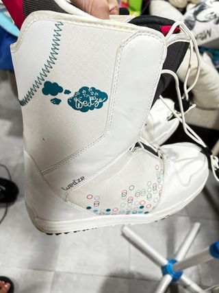 Botas de Snowboard Blancas número 40