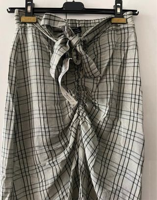 Falda ZARA cuadros verde Talla XS