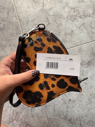 Monedero Bimba y Lola corazón, Animal Print.