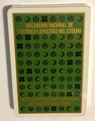 Baraja Fournier Loterías y Apuestas Estado