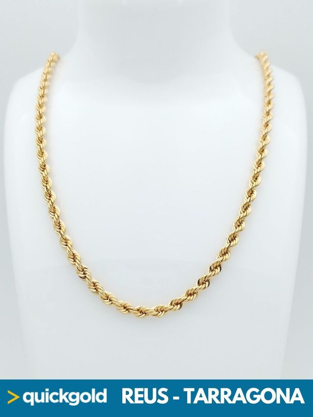 040-02-00387 CORDON ORO DE 18K SALOMONICO 55CM