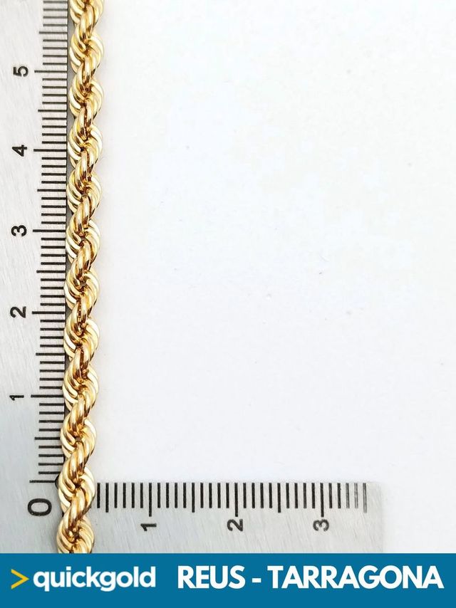 040-02-00387 CORDON ORO DE 18K SALOMONICO 55CM