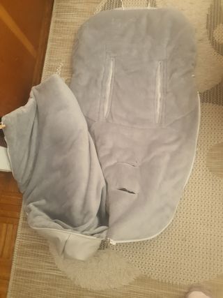 Saco para silla de paseo gris