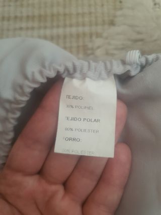 Saco para silla de paseo gris