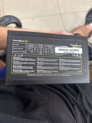 Tecnoware Fuente ATX Free Silent 550