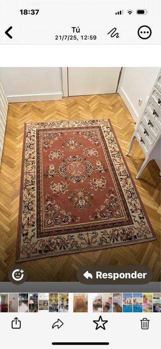 Alfombra de recibidor de lana. Recoger en Madrid