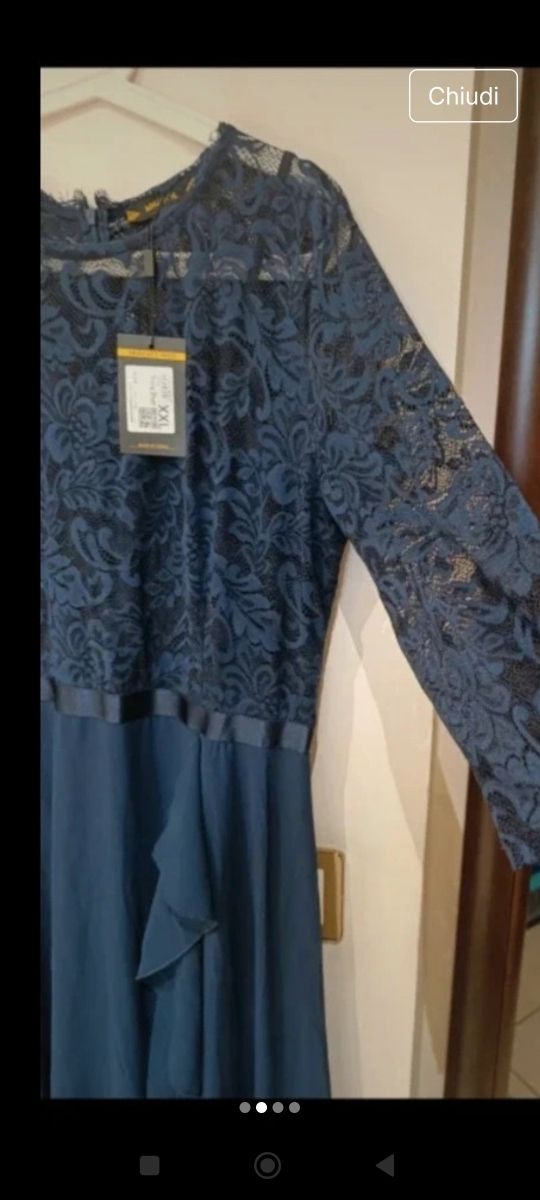 Abito da cerimonia blu