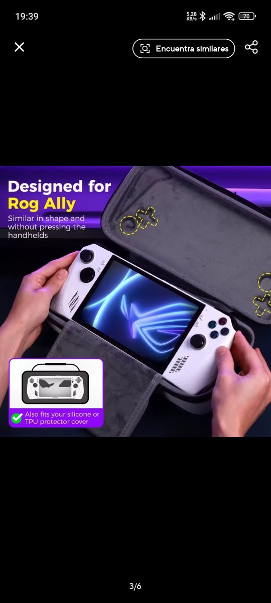 Funda Protectora para Asus ROG Ally