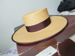 Sombrero Cordobés Ala Ancha Beige/Marrón