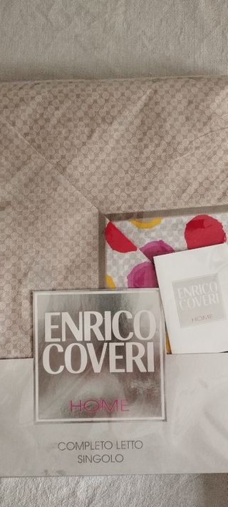 2 Completi Lenzuola Singolo Enrico Coveri