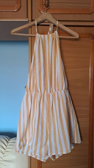 Mono corto Shein rayas amarillas