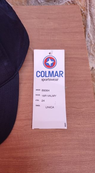 Cappello Colmar Blu Cotone Vintage Nuovo
