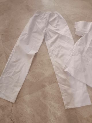 Traje de trabajo blanco