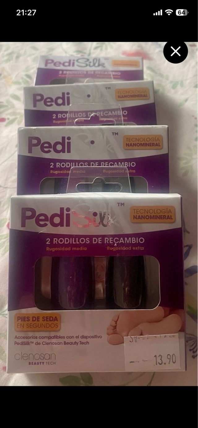 Lima eléctrica Pedisilk antidurezas