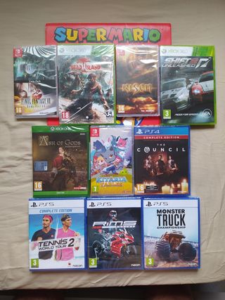 -PRECINTADOS- juegos de diferentes plataformas