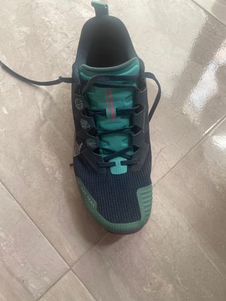 Zapatillas Nike Running Trail Negras y Turquesa