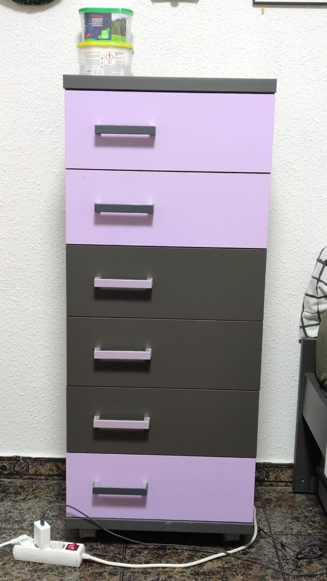 Cajonera 6 cajones madera