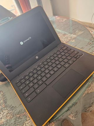 HP Chromebook 11A G6 Negro/Naranja