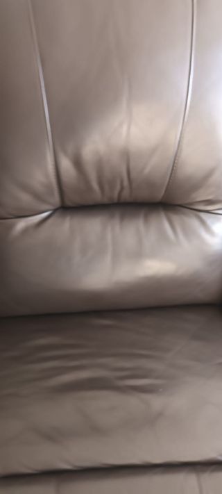 Sofá Relax 3 Plazas Piel Marrón