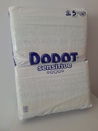 76 ud Talla 5 Dodot Sensitive