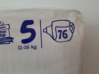 76 ud Talla 5 Dodot Sensitive