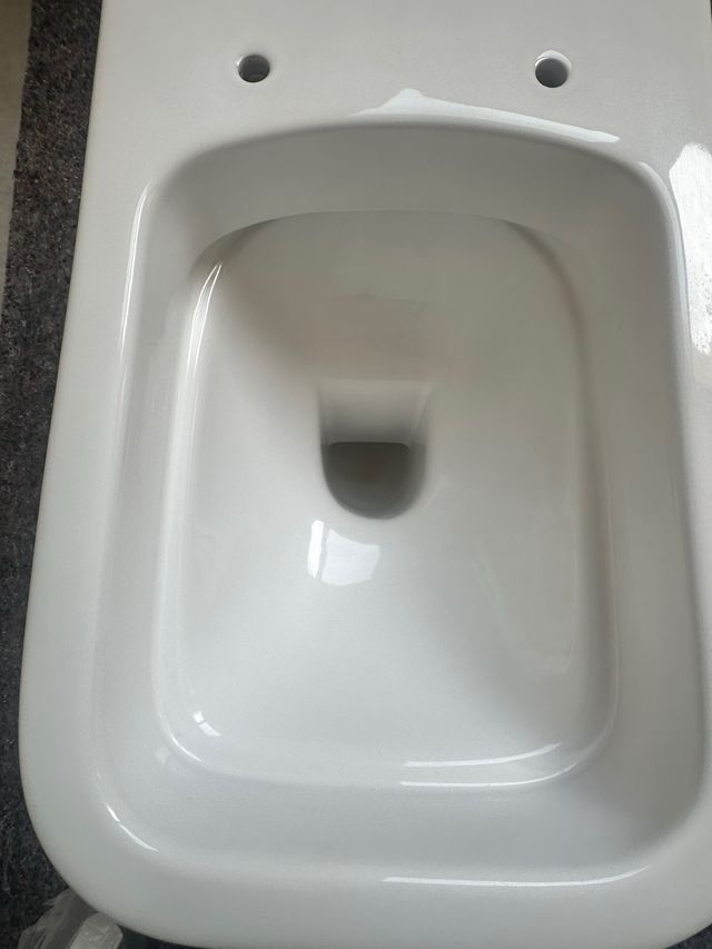 Inodoro Suspendido Blanco Porcelana