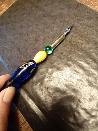 Penna stilografica vintage vetro Murano