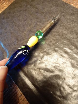 Penna stilografica vintage vetro Murano