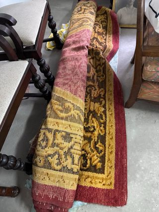 Alfombra de lana anudada a mano