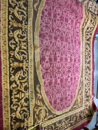 Alfombra de lana anudada a mano