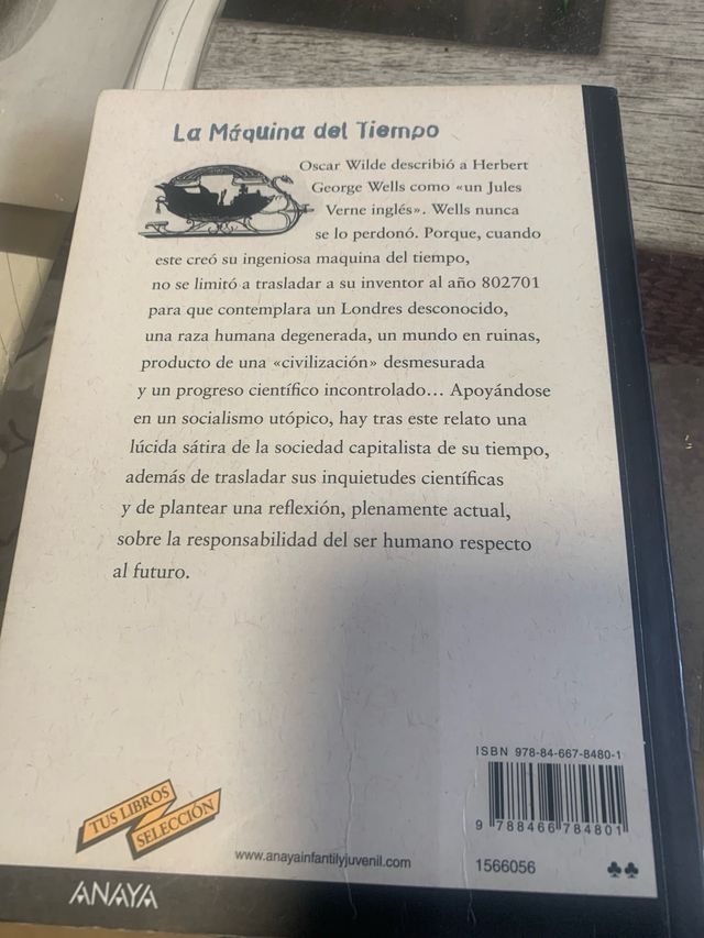 La Máquina del Tiempo (Tus libros / Your books)...
