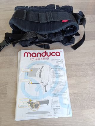 Mochila Portabebés Manduca Negra