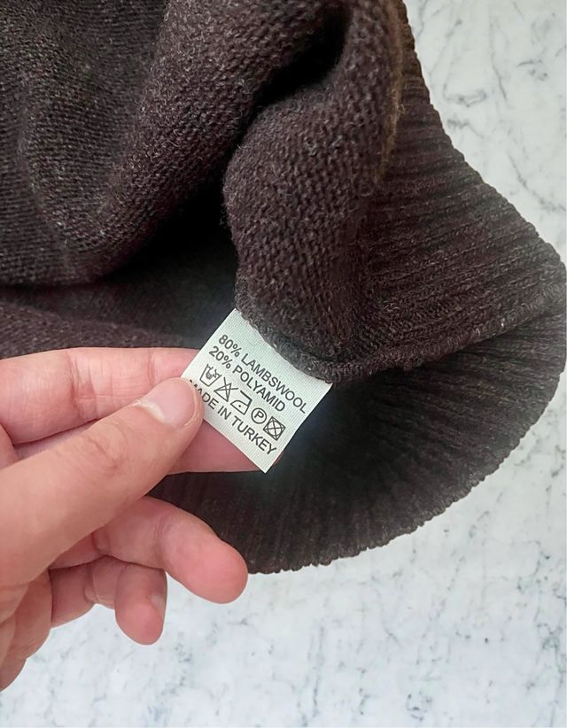 Maglione Superga Marrone V-Neck