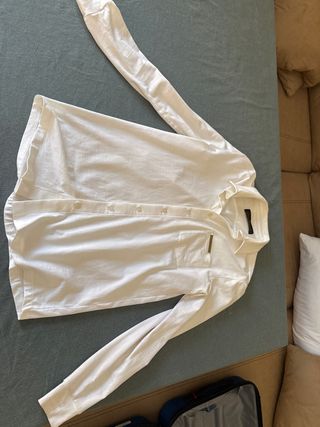 Camisa blanca manga larga