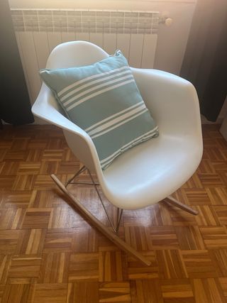 Silla Mecedora Diseño Blanca Adulto 