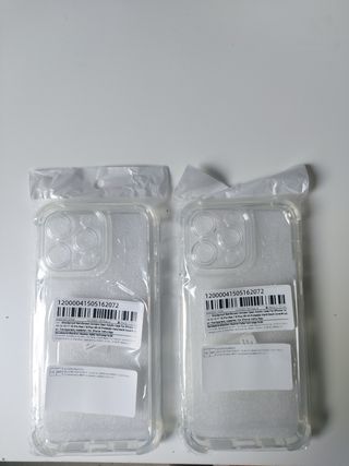2 Fundas iPhone 14 Pro Max Transparentes