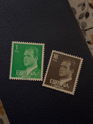 Sellos Pesetas Rey Juan Carlos I