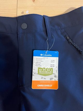 Pantalón Corto Columbia Azul