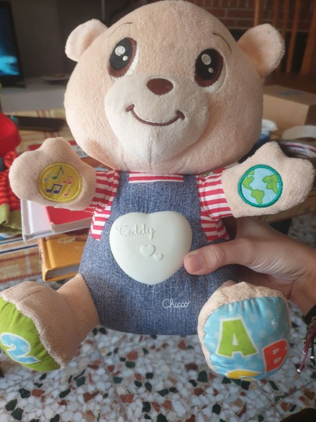 Oso Peluche Teddy Chicco Interactivo de segunda mano por 10 EUR en