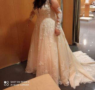 Vestido de Novia Blanco Encaje