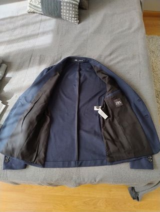 Americana Zara Azul Marino. Talla S