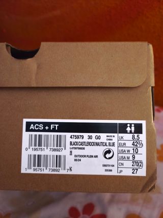 Zapatillas Salomon ACS+FT tallas 42 y 42.5