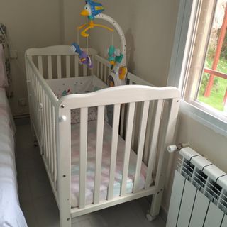 Cuna de madera 120x60