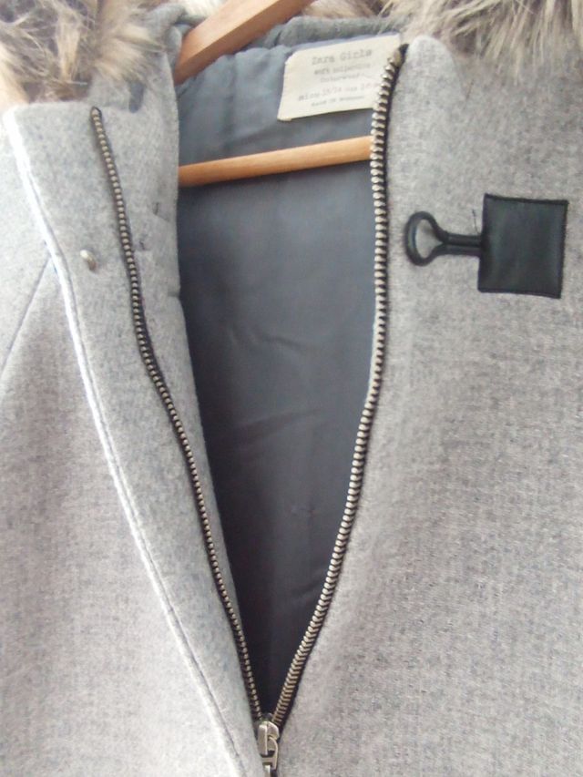 Abrigo niña 13-14 años Zara