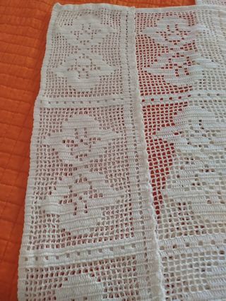 Coperta matrimoniale ad uncinetto