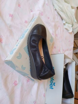 Bailarinas Comfeet Mujer negro.