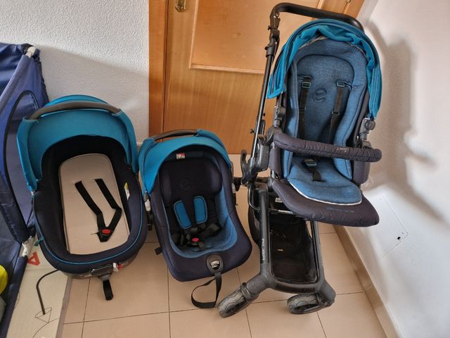 Trío Carro Jane Azul