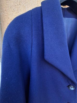 Cappotto sartoriale blu